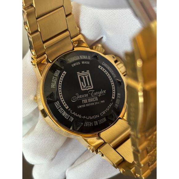 Invicta Watch Jason Taylor Limited Edition 14597 - Swiss Made - Picture 7 of 9